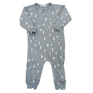 Miles the Label Grey Playsuit with White Print 9m